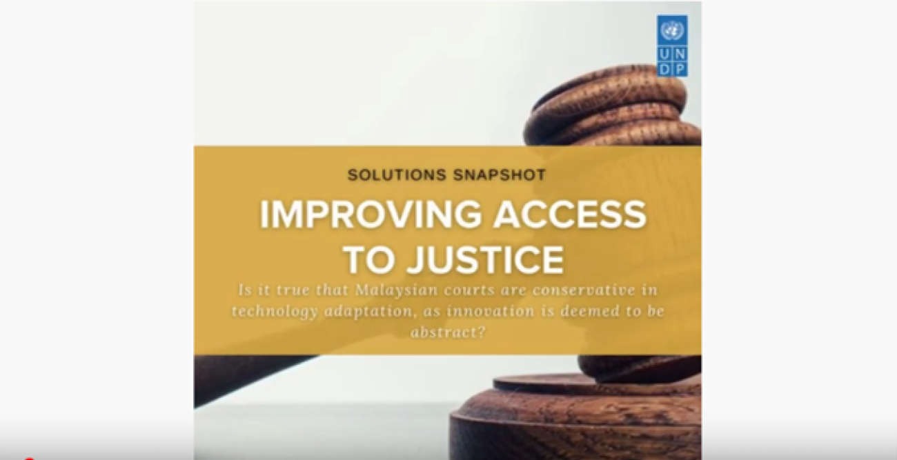 Improving Access To Justice | United Nations In Malaysia, Singapore And ...