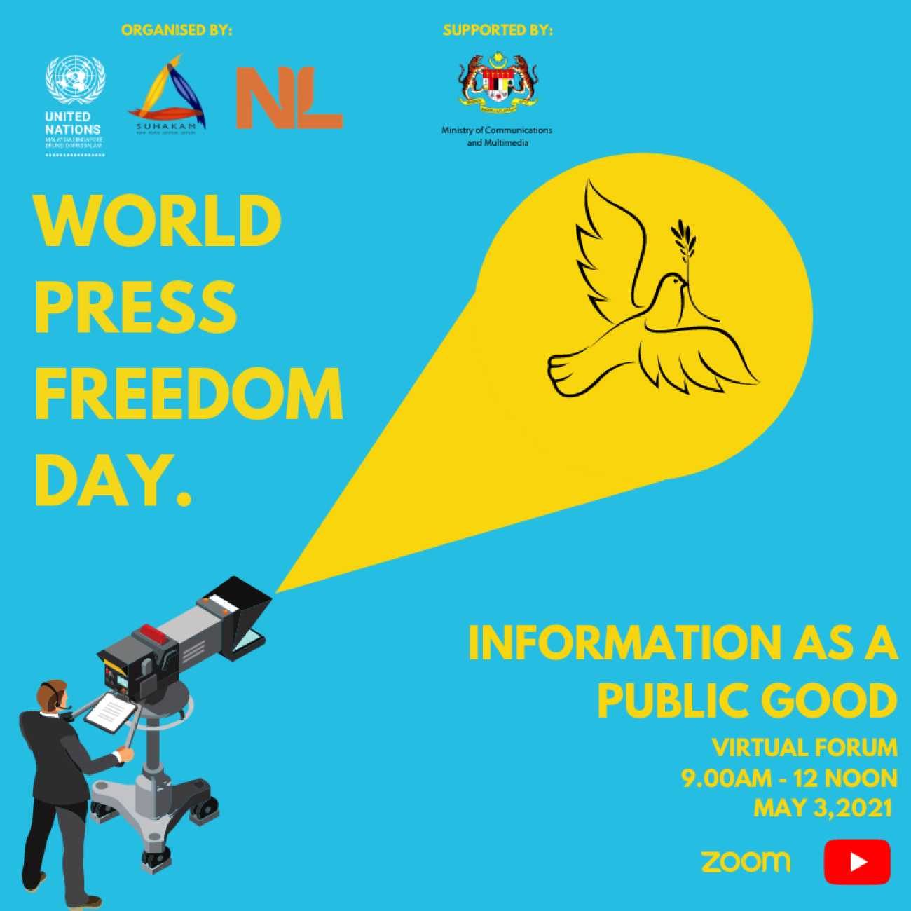 World Press Freedom Day Virtual Forum United Nations in Malaysia